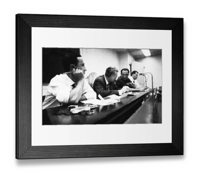 Framed Print : Congress of the student organisation SDS Sozialisischer Deutscher Studentenbund at the University of Frankfurt / M