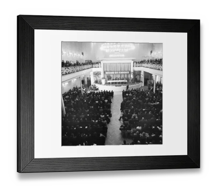 Framed Print : The Congress Emergency of Democracy was a first significant manifestation of trade unions