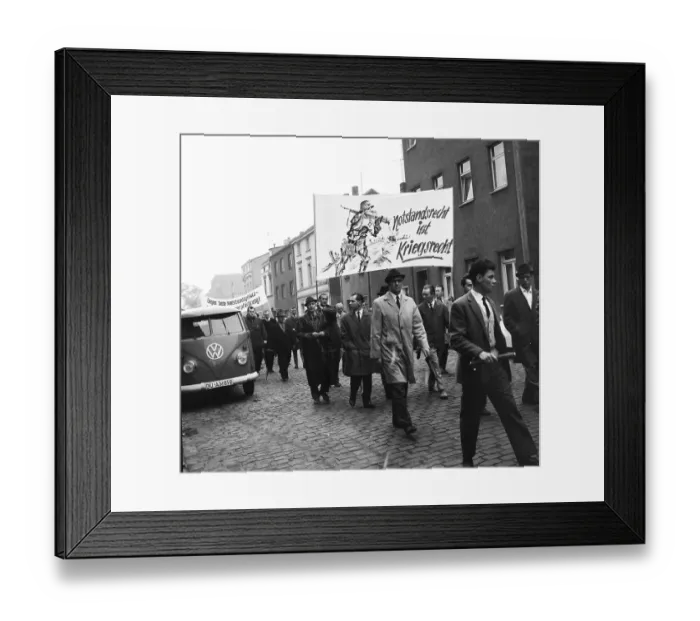Framed Print : The district party conference of the SPD