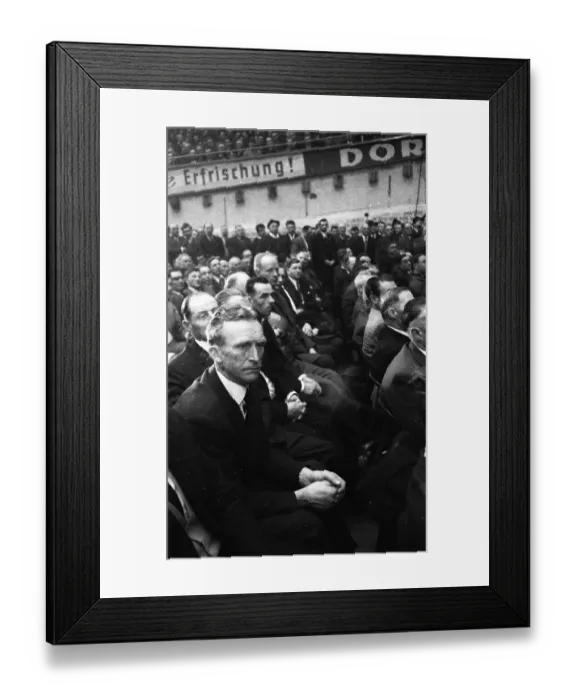 Framed Print : Rally of the German Farmers Association (DBV) in 1968 in the Dortmund Westfalenhalle Framed Print : Rally of the German Farmers Association (DBV) in 1968 in the Dortmund Westfalenhalle