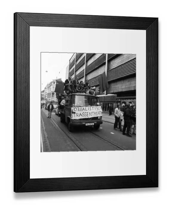 Framed Print : Many thousands of people gathered in Bonn on 11