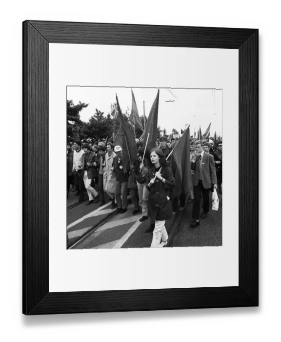 Framed Print : Many thousands of people gathered in Bonn on 11 Framed Print : Many thousands of people gathered in Bonn on 11