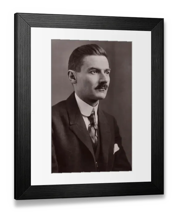 Framed Print : Portrait of a man, historic photograph