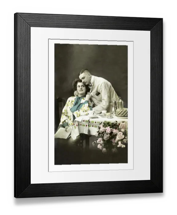 Framed Print : Greetings card for Valentine's Day Framed Print : Greetings card for Valentine's Day