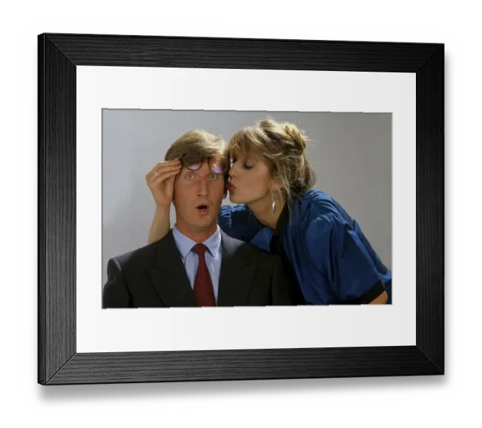 Framed Print : Lovers, couple in action, love play
