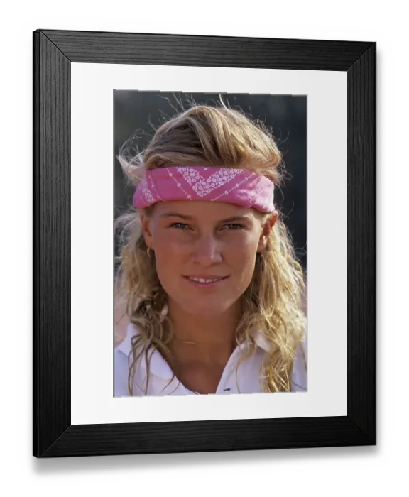 Framed Print : Young Woman with Headband Portrait