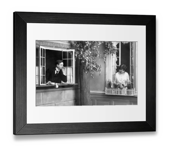 Framed Print : Couple, lovers couple, neighbour flirts with me neighbour Framed Print : Couple, lovers couple, neighbour flirts with me neighbour