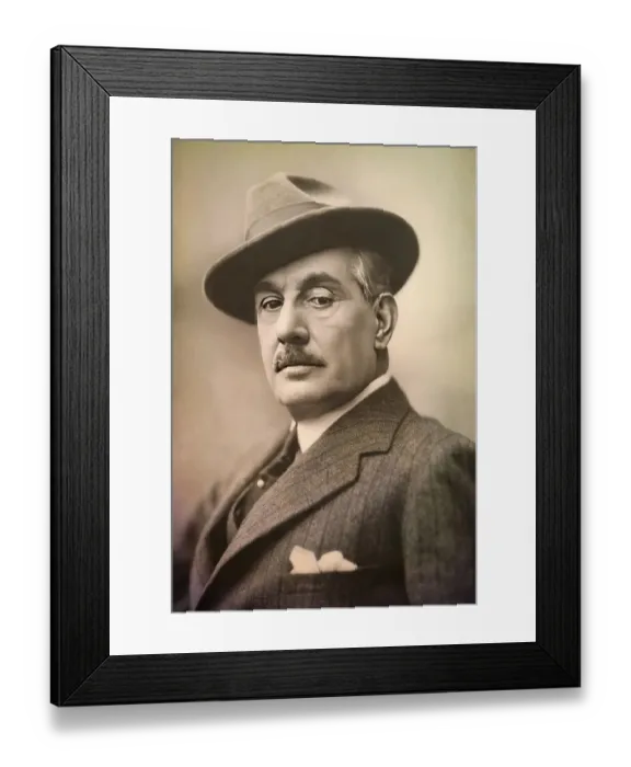 Framed Print : Giacomo Puccini, 1858 -1924, Italian composer