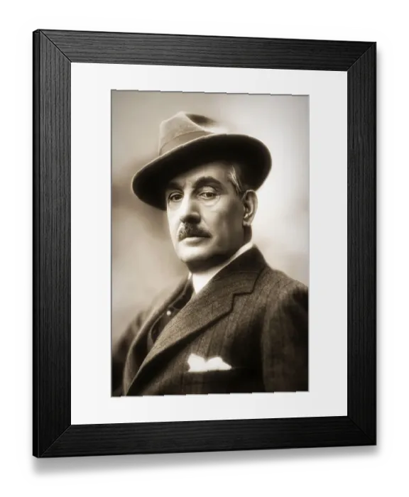 Framed Print : Giacomo Puccini, 1858 -1924, Italian composer Framed Print : Giacomo Puccini, 1858 -1924, Italian composer
