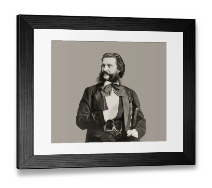 Framed Print : Johann Baptist Strauss II, 1825 - 1899 Framed Print : Johann Baptist Strauss II, 1825 - 1899