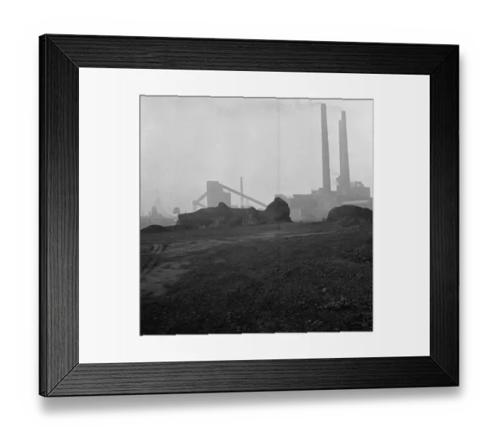 Framed Print : Closed collieries, colliery ruins