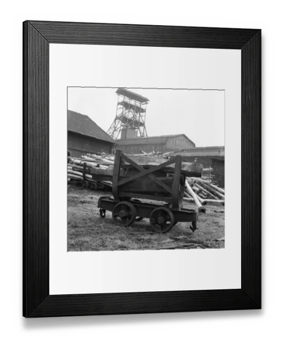Framed Print : Closed collieries, colliery ruins