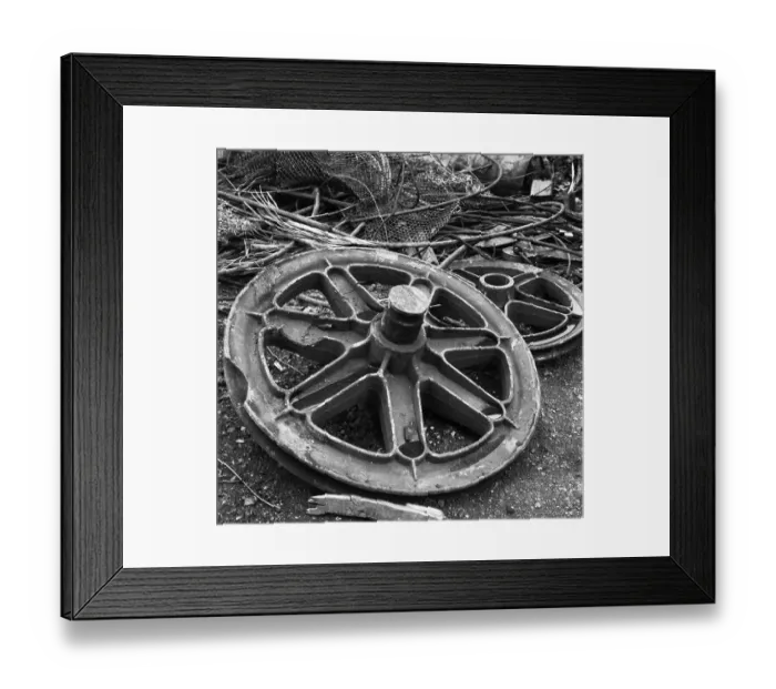 Framed Print : Closed collieries, colliery ruins Framed Print : Closed collieries, colliery ruins
