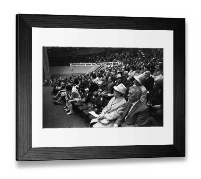 Framed Print : Displaced persons, displaced persons meetings Framed Print : Displaced persons, displaced persons meetings