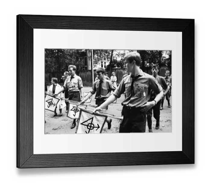 Framed Print : Expellees, Expellee Meetings, People