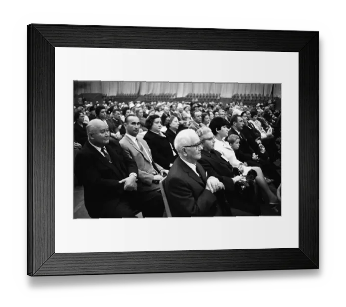 Framed Print : Expellees, Expellee Meetings, People