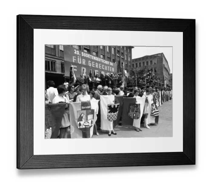 Framed Print : Every year the Sudeten German Landsmannschaft