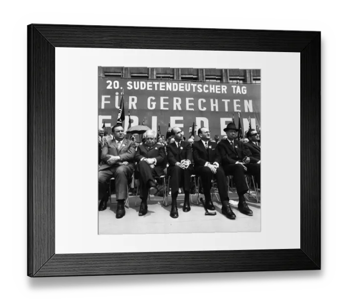Framed Print : Every year the Sudeten German Landsmannschaft