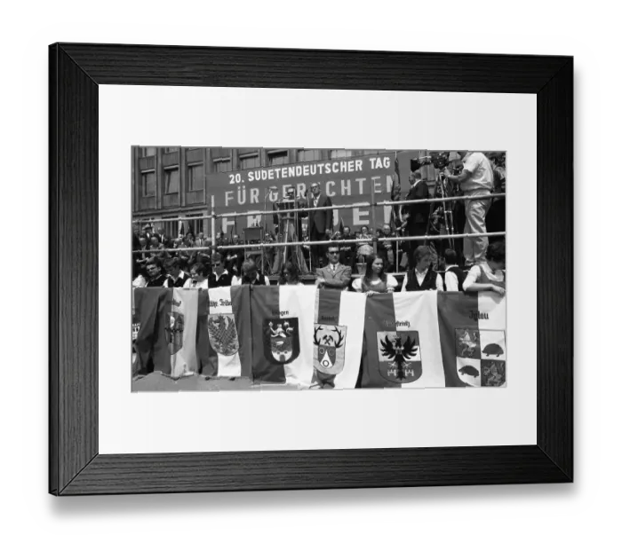 Framed Print : Every year the Sudeten German Landsmannschaft