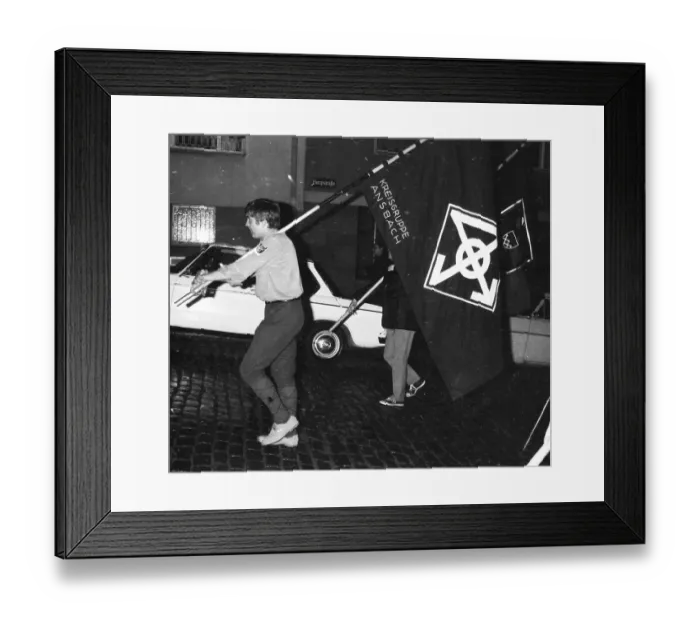 Framed Print : Every year the Sudeten German Landsmannschaft