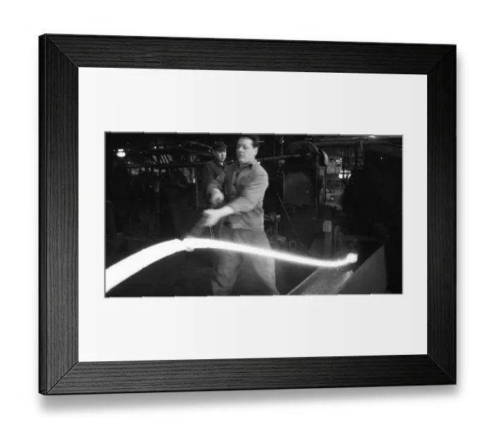 Framed Print : The production of steel products Framed Print : The production of steel products