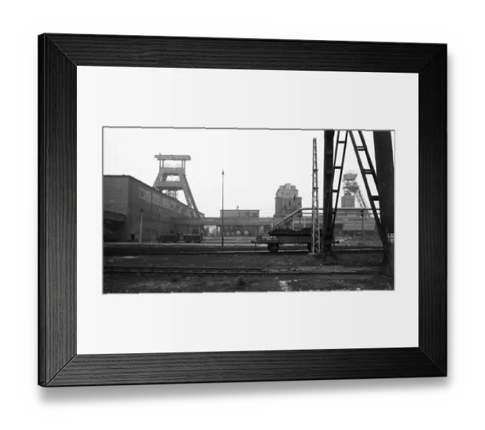 Framed Print : Ewald Colliery, here in Herten in 1970 Framed Print : Ewald Colliery, here in Herten in 1970