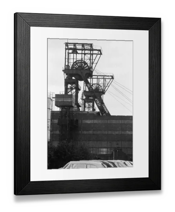 Framed Print : Ewald Colliery, here in Herten in 1970