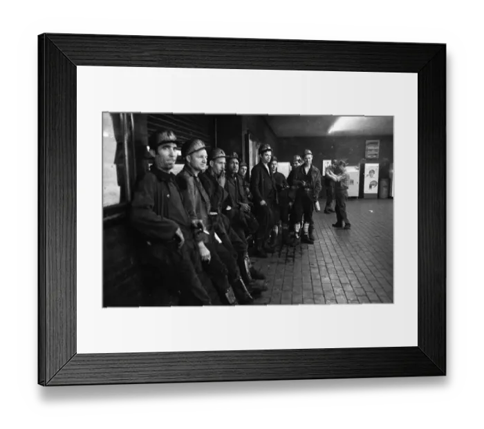Framed Print : Nine miners of the Emil Emscher colliery were buried on 2