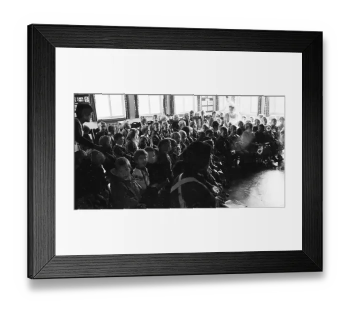 Framed Print : Kindergarten of the Minister Stein colliery in Dortmund in 1969