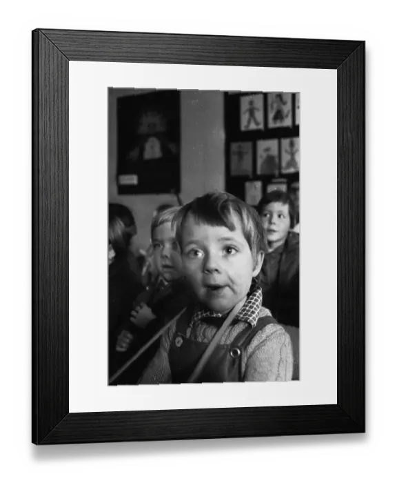 Framed Print : Kindergarten of the Minister Stein colliery in Dortmund in 1969 Framed Print : Kindergarten of the Minister Stein colliery in Dortmund in 1969
