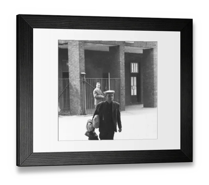 Framed Print : For the last shift at Gustav Colliery in Dortmund in 1965 Framed Print : For the last shift at Gustav Colliery in Dortmund in 1965