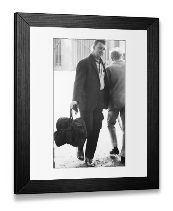 Framed Print : For the last shift at Gustav Colliery in Dortmund in 1965