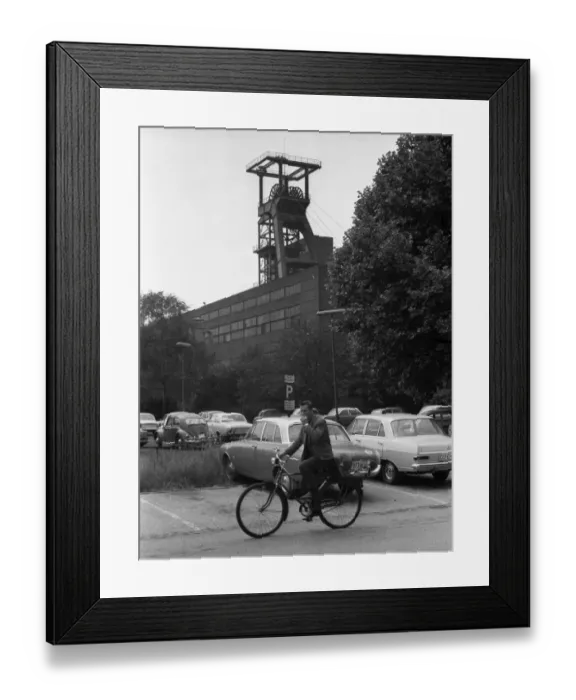 Framed Print : For the last shift at Gustav Colliery in Dortmund in 1965 Framed Print : For the last shift at Gustav Colliery in Dortmund in 1965