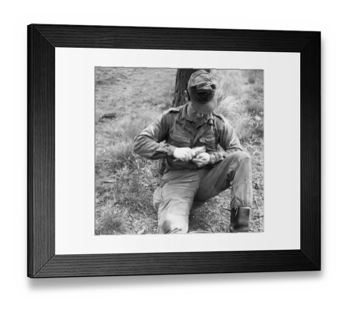 Framed Print : The basic training of conscripts in 1965 in a barracks in Dortmund Framed Print : The basic training of conscripts in 1965 in a barracks in Dortmund