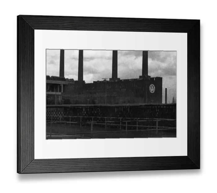 Framed Print : The crisis in VW production, here in Wolfsburg on 8