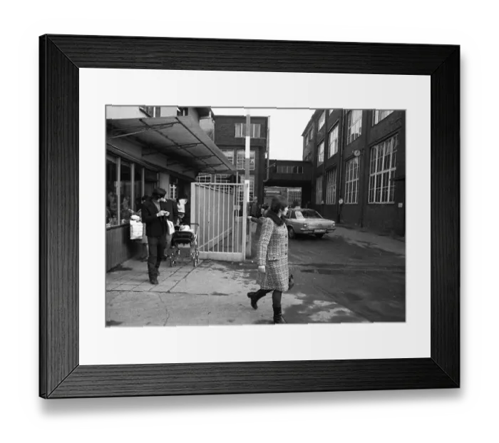 Framed Print : The bankruptcy of a company in Hohenlimburg Framed Print : The bankruptcy of a company in Hohenlimburg