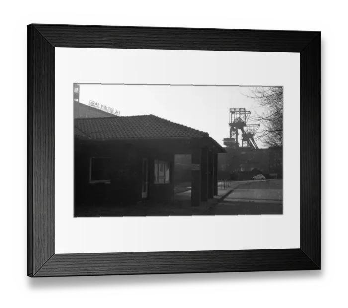 Framed Print : The Graf Moltke 3 / 4 colliery in Gladbbeck in the Ruhr area Framed Print : The Graf Moltke 3 / 4 colliery in Gladbbeck in the Ruhr area