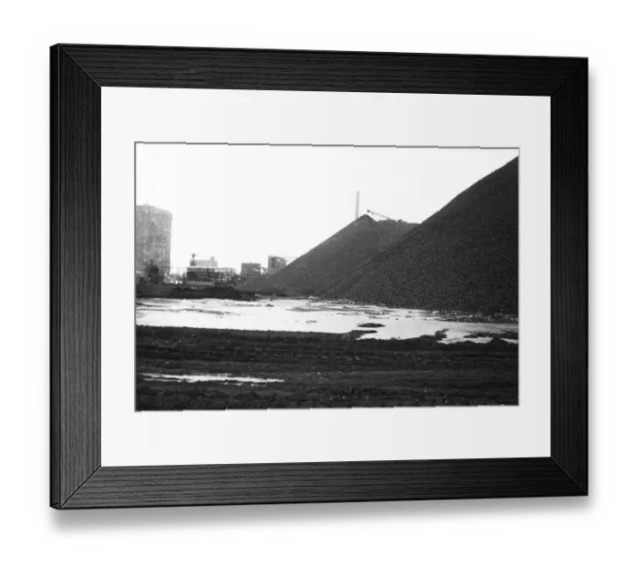 Framed Print : The 2nd mining crisis, here a photo from 20