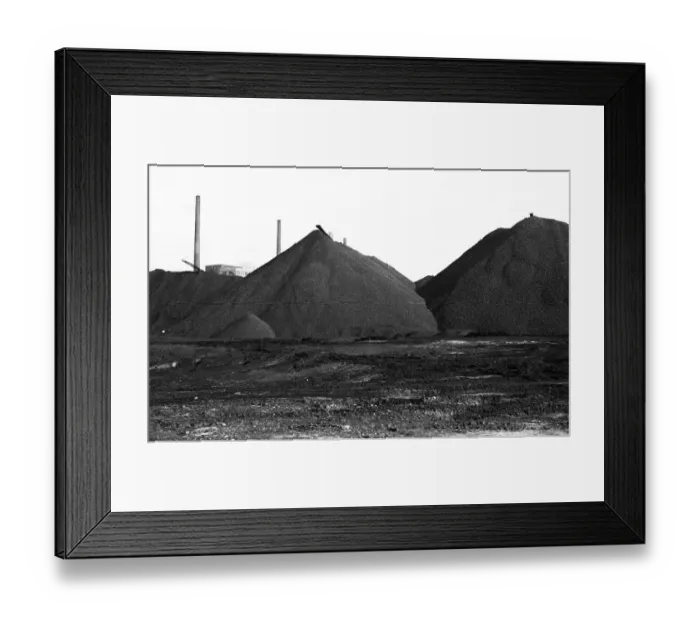 Framed Print : The 2nd mining crisis, here a photo from 20