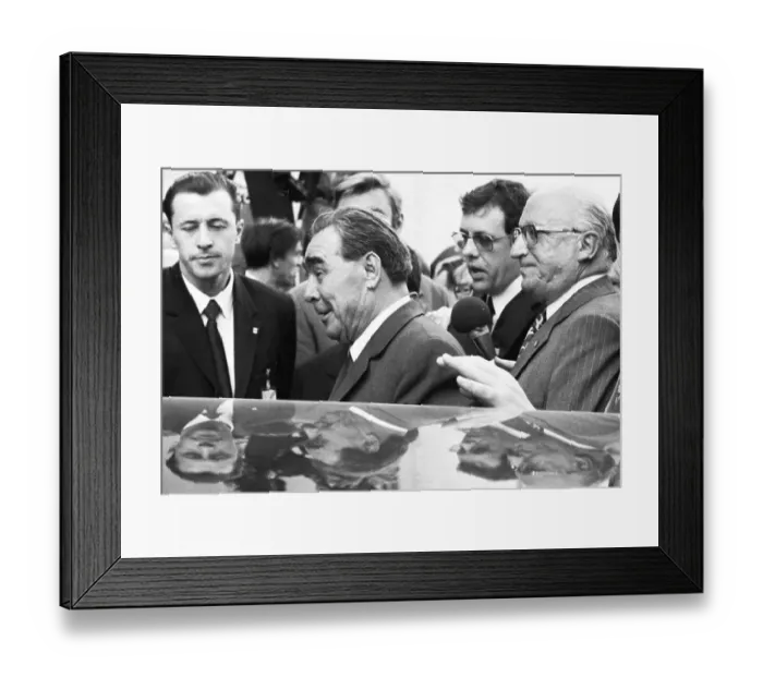 Framed Print : The visit of the Soviet Head of State