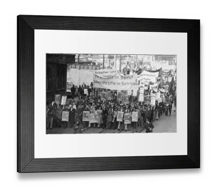 Framed Print : The occupational ban, the effect of the Radical Decree