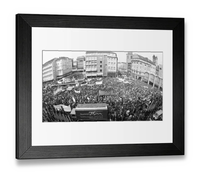 Framed Print : The occupational ban, the effect of the Radical Decree