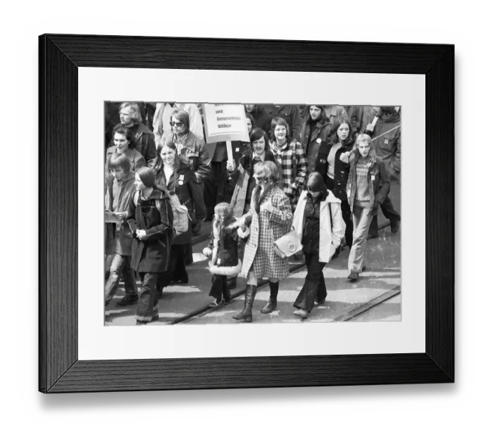 Framed Print : The occupational ban, the effect of the Radical Decree