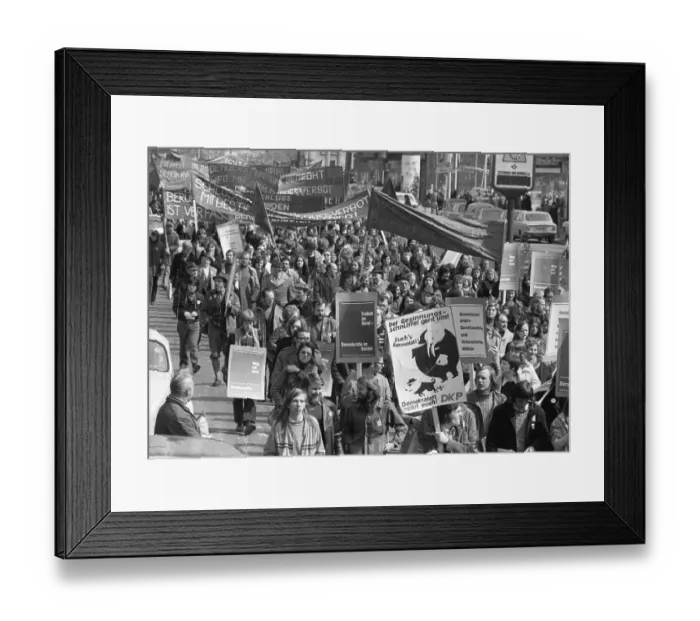 Framed Print : The occupational ban, the effect of the Radical Decree