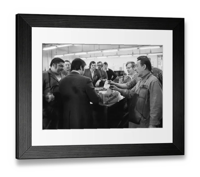 Framed Print : In the collective bargaining dispute in the printing industry Framed Print : In the collective bargaining dispute in the printing industry