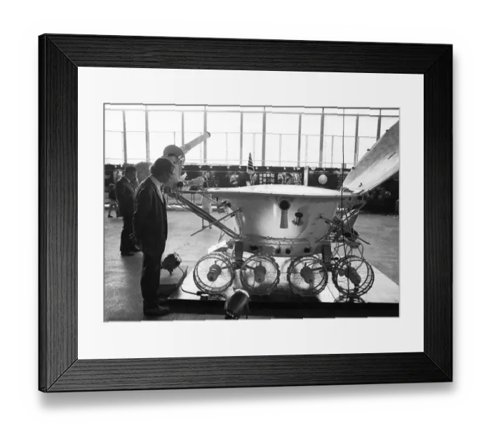 Framed Print : A delegation of scientists from the USSR visited Germany to exhibit space technology Framed Print : A delegation of scientists from the USSR visited Germany to exhibit space technology