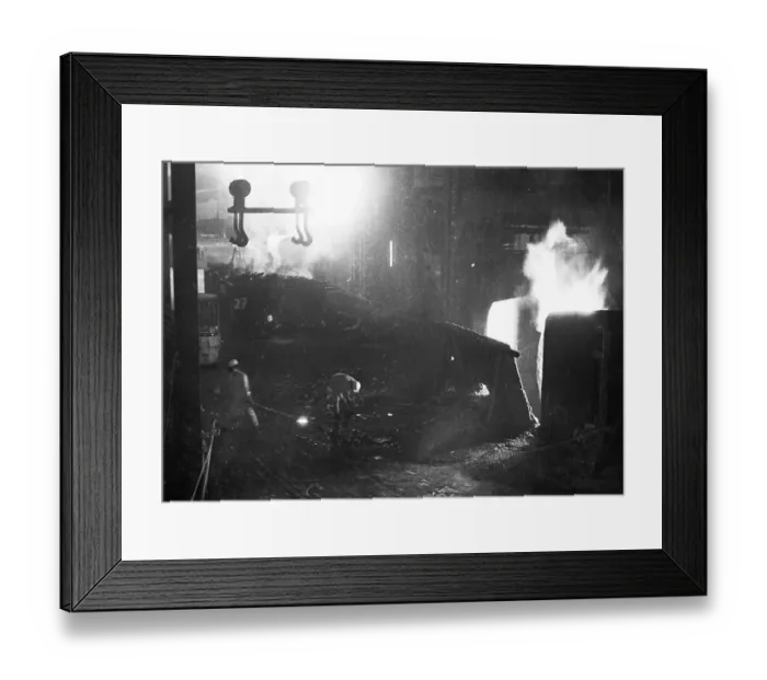 Framed Print : The Oxygen steelworks Phoenix of Hoesch AG on 25