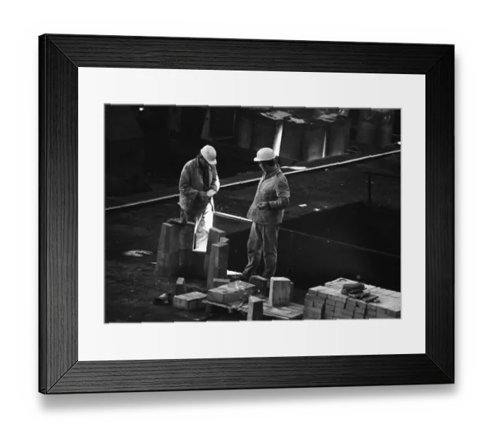 Framed Print : The Oxygen steelworks Phoenix of Hoesch AG on 25
