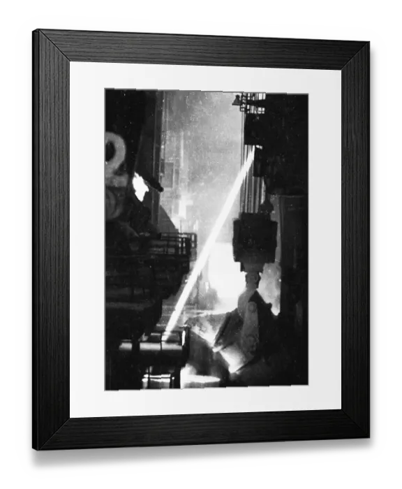 Framed Print : The Oxygen steelworks Phoenix of Hoesch AG on 25