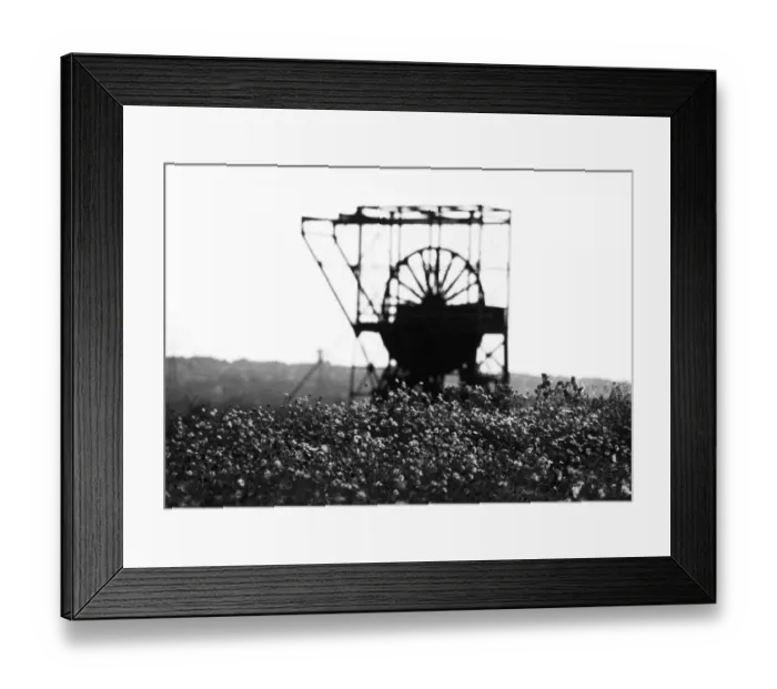 Framed Print : The Ruhr area in the summer of 1973 - here on 6-8 August 1973 - in Dortmund and Essen